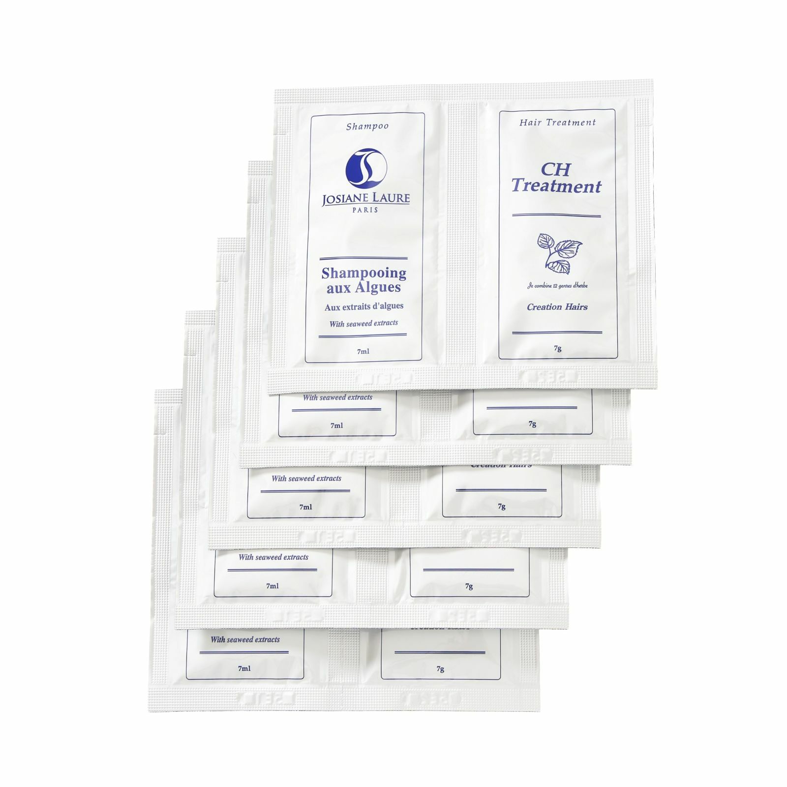 シャンプー7ｍｌ　＆トリートメント7ｇ　パウチ【５】個セット【他商品と同時購入のみ】のサムネイル画像1